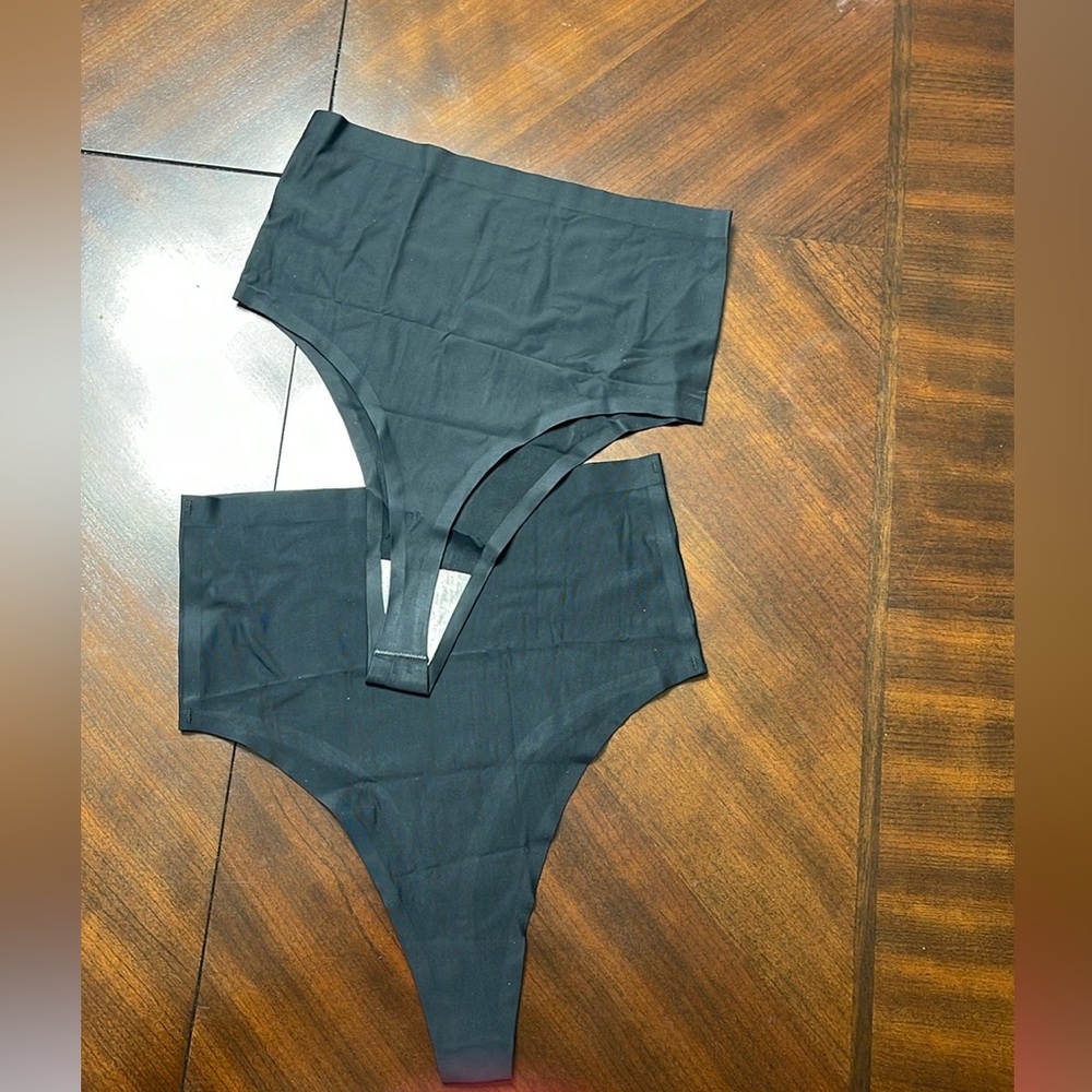 Underwear high waisted seamless thong